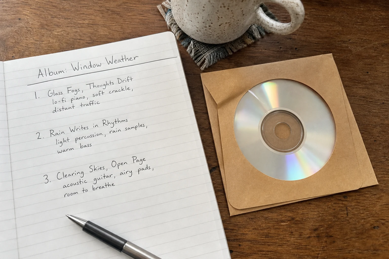 Cover for Weather Through Glass: an album that doesn't exist