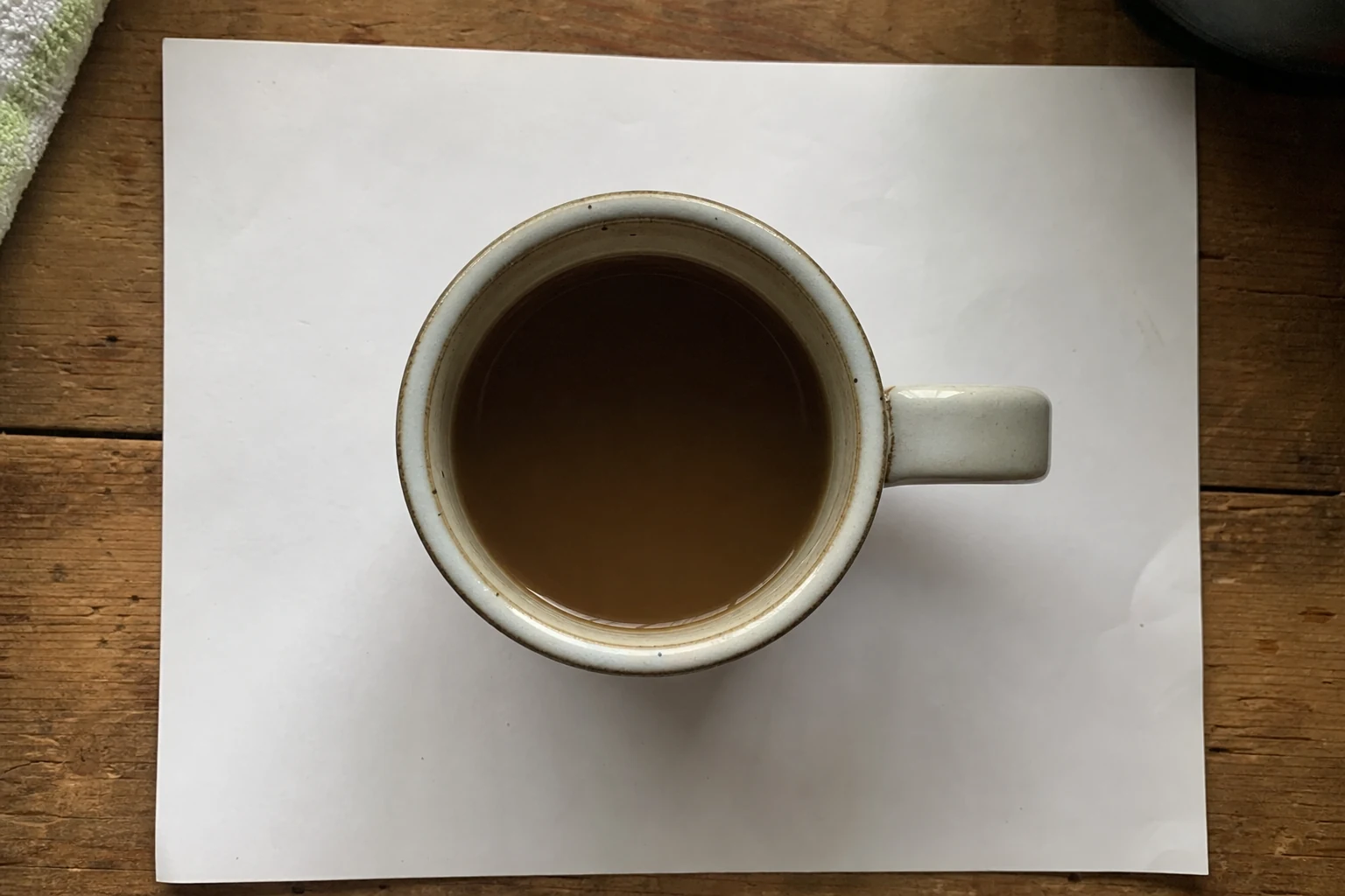 Shared version of From above, the mug is just circles