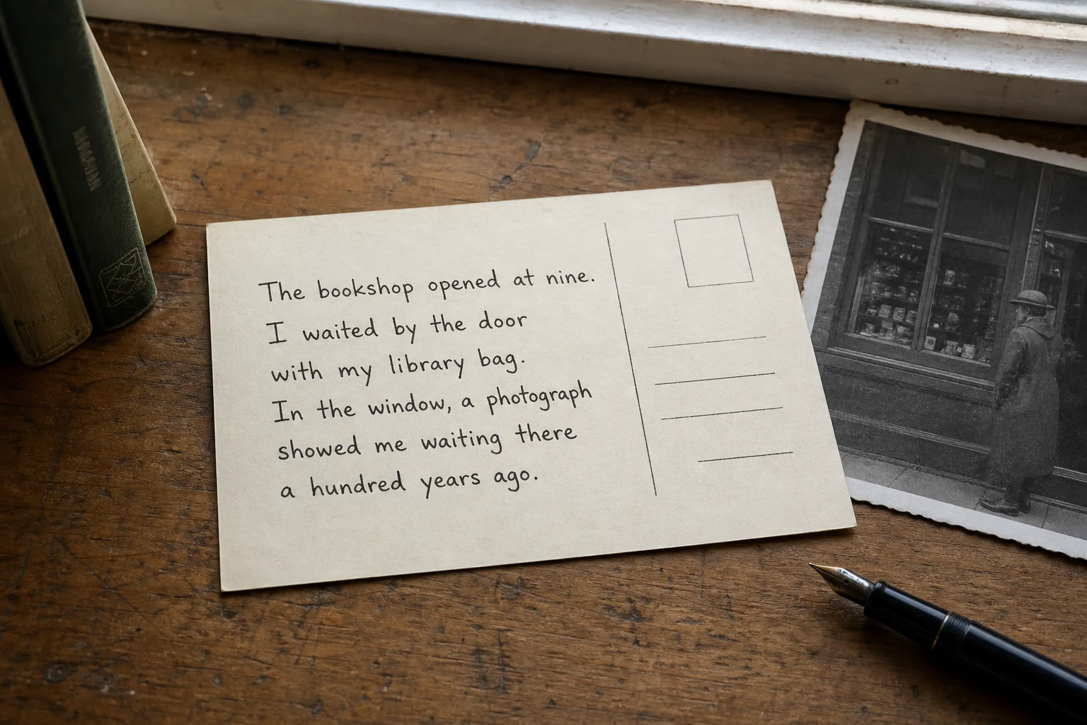 Shared version of Keep the first two sentences. Change the ending.