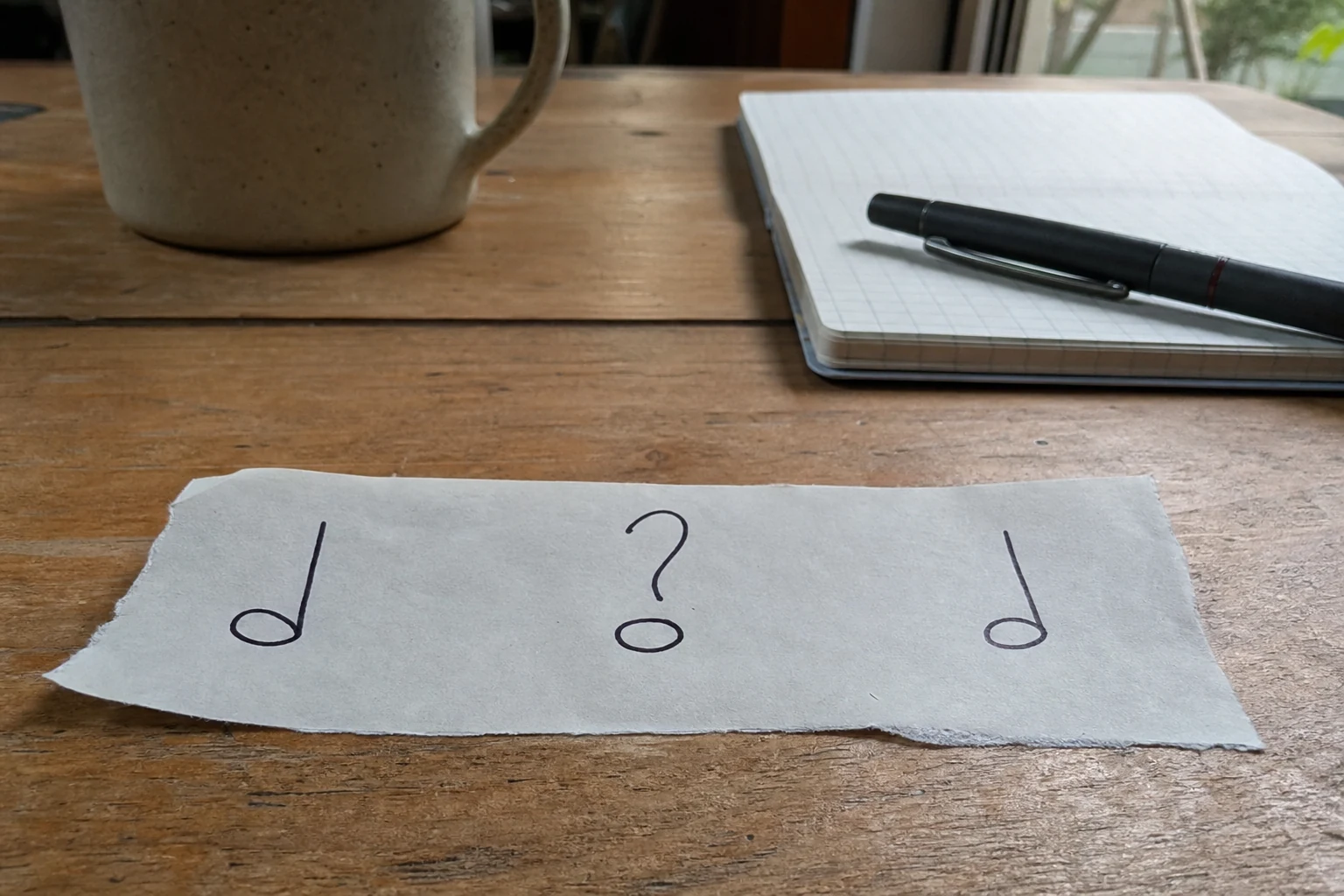 Shared version of Can three little notes sound like a question?