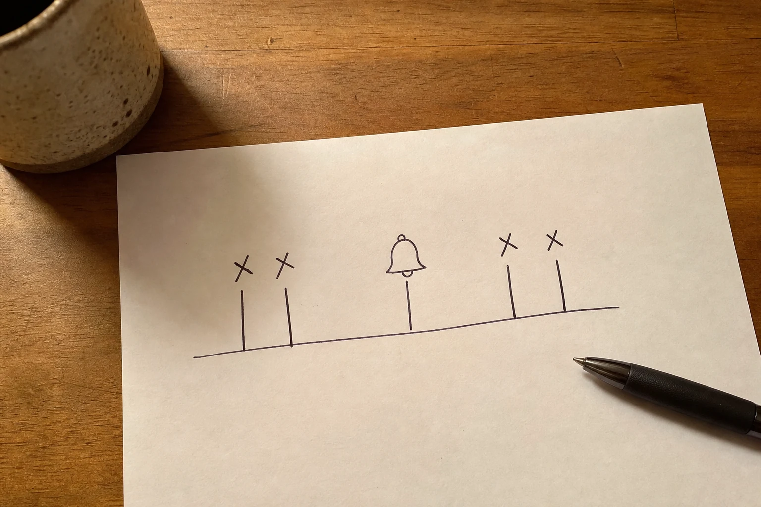 Shared version of Three notes, then someone else takes over