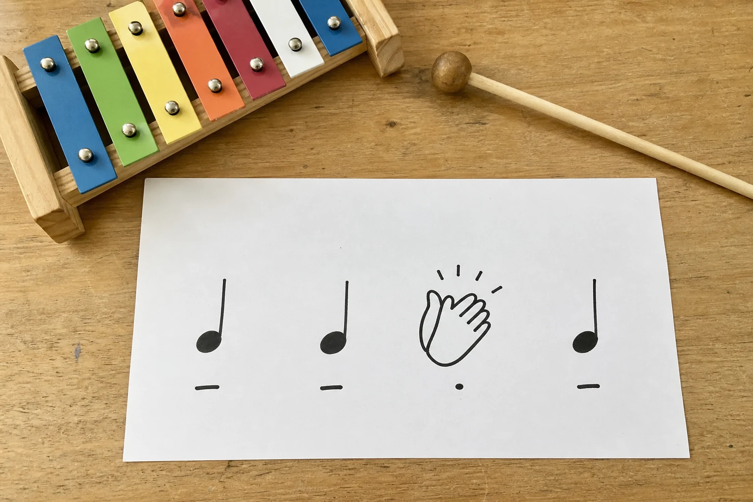 Shared version of Three notes, then someone else takes over